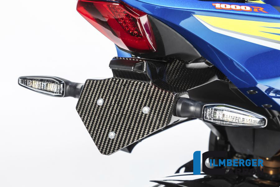 Ilmberger Carbon Number Plate Holder - Suzuki GSX R 1000 '17