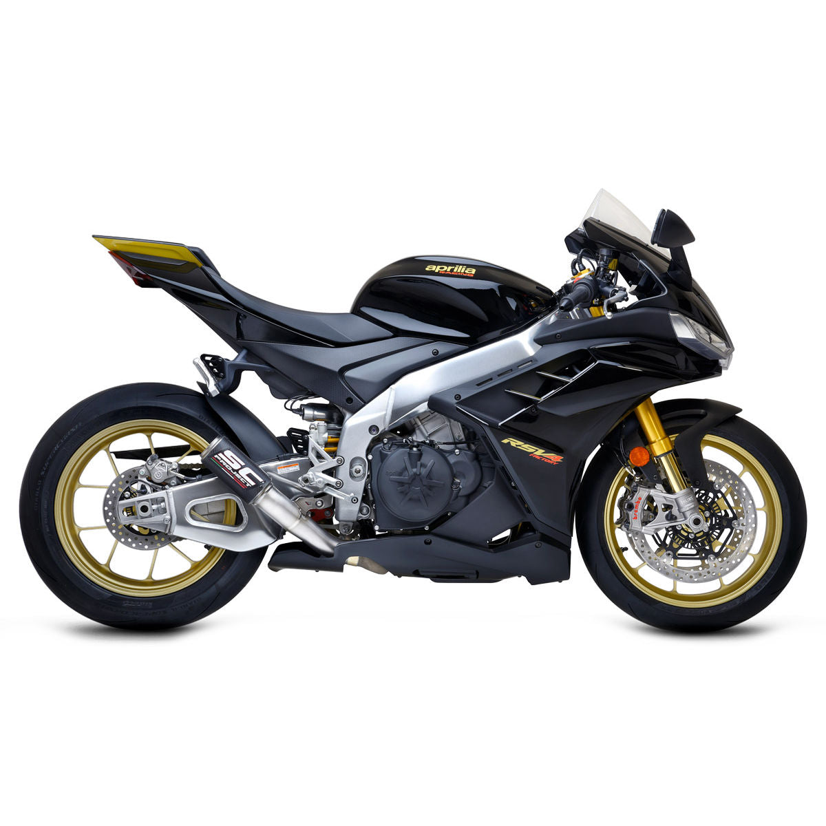 SC Project CR-T Carbon Fiber Slip On for Tuono V4 1100 Factory 2021-2026