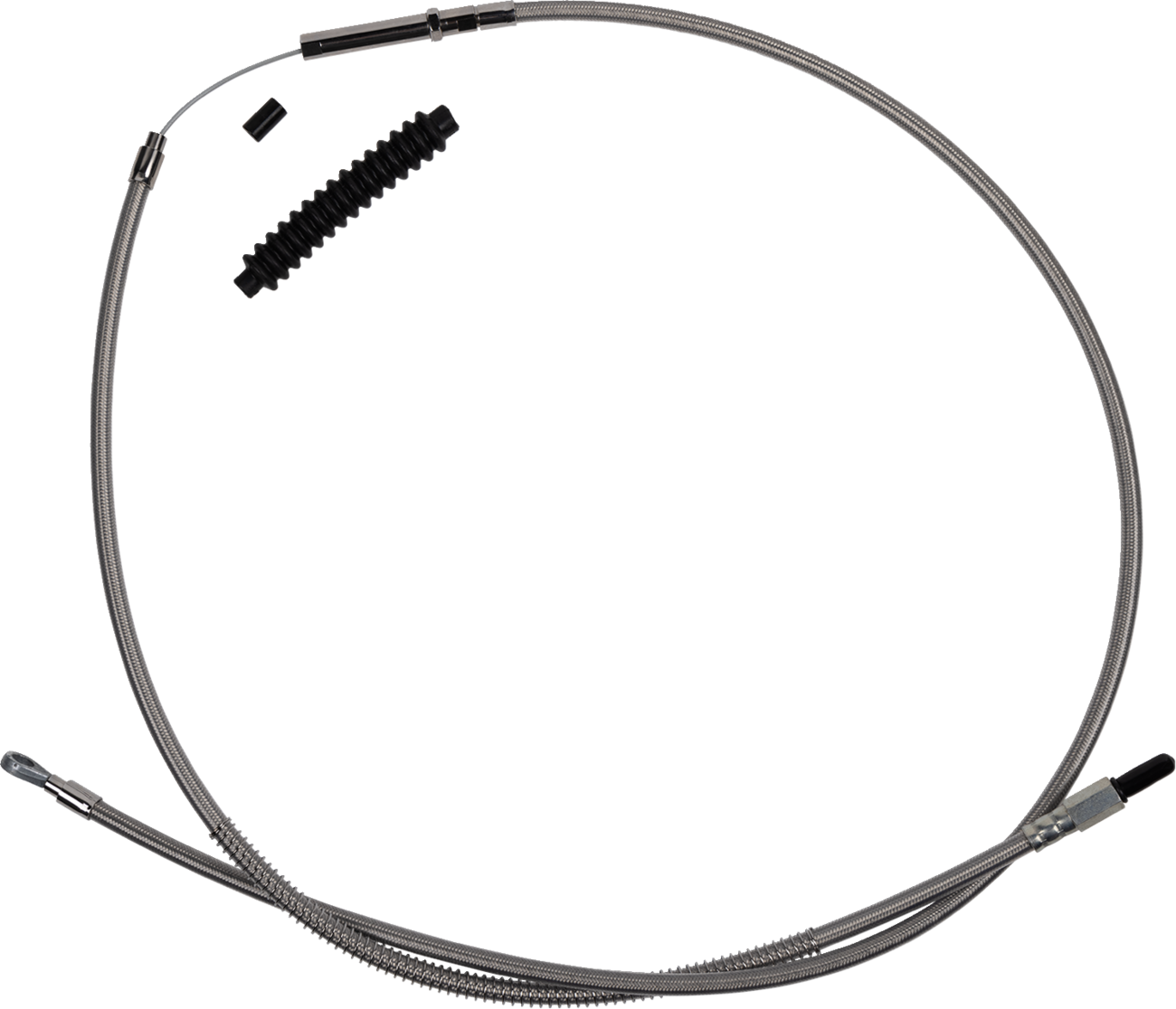 Barnett High-Efficiency Stainless Steel Clutch Cable For Harley-Davidson - +6" - '18-'23 Softail