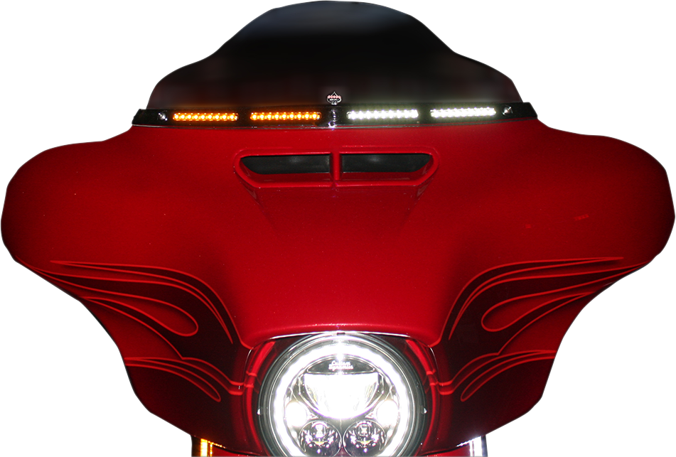 Custom Dynamics Windshield Trim - Chrome