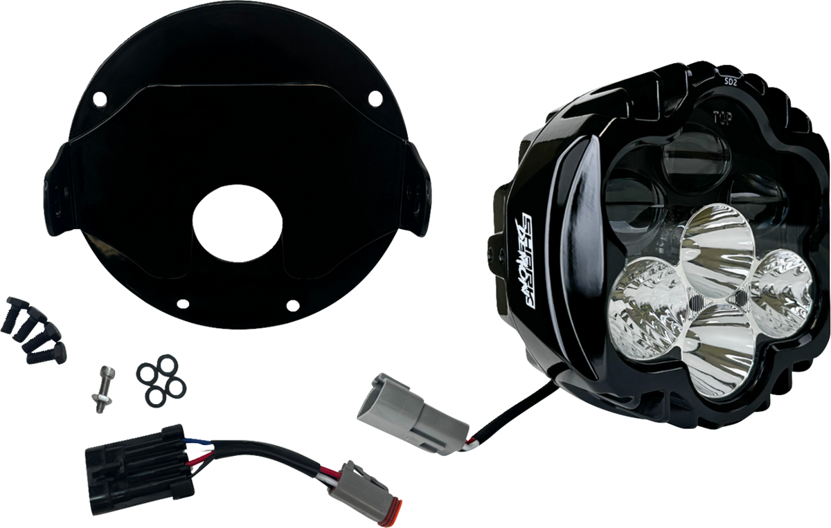 Custom Dynamics Shark Demon® 2 Headlight - Low Rider ST