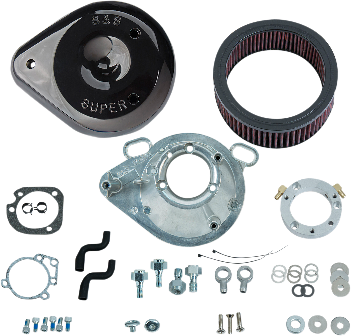 S&amp;S Cycle Teardrop Air Cleaner - Gloss Black