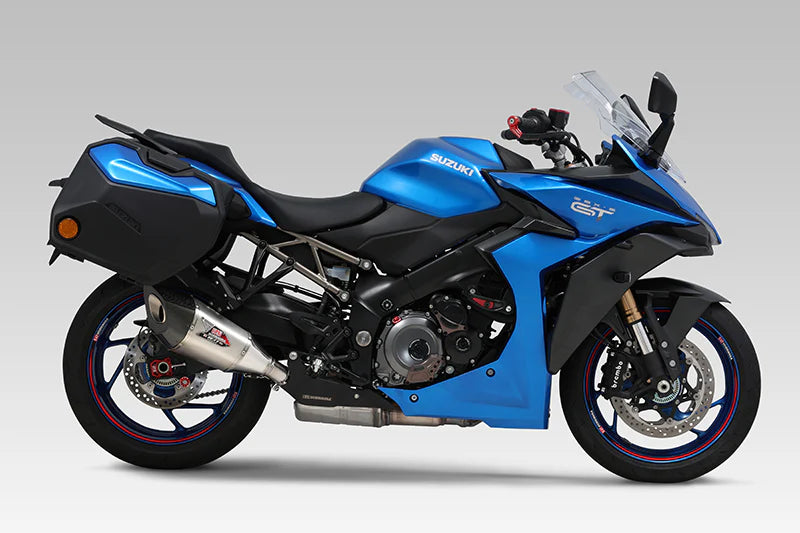 Yoshimura GSX-S1000GT 2022-26 R-11Sq Stainless Slip-On Exhaust W/ Satin Muffler