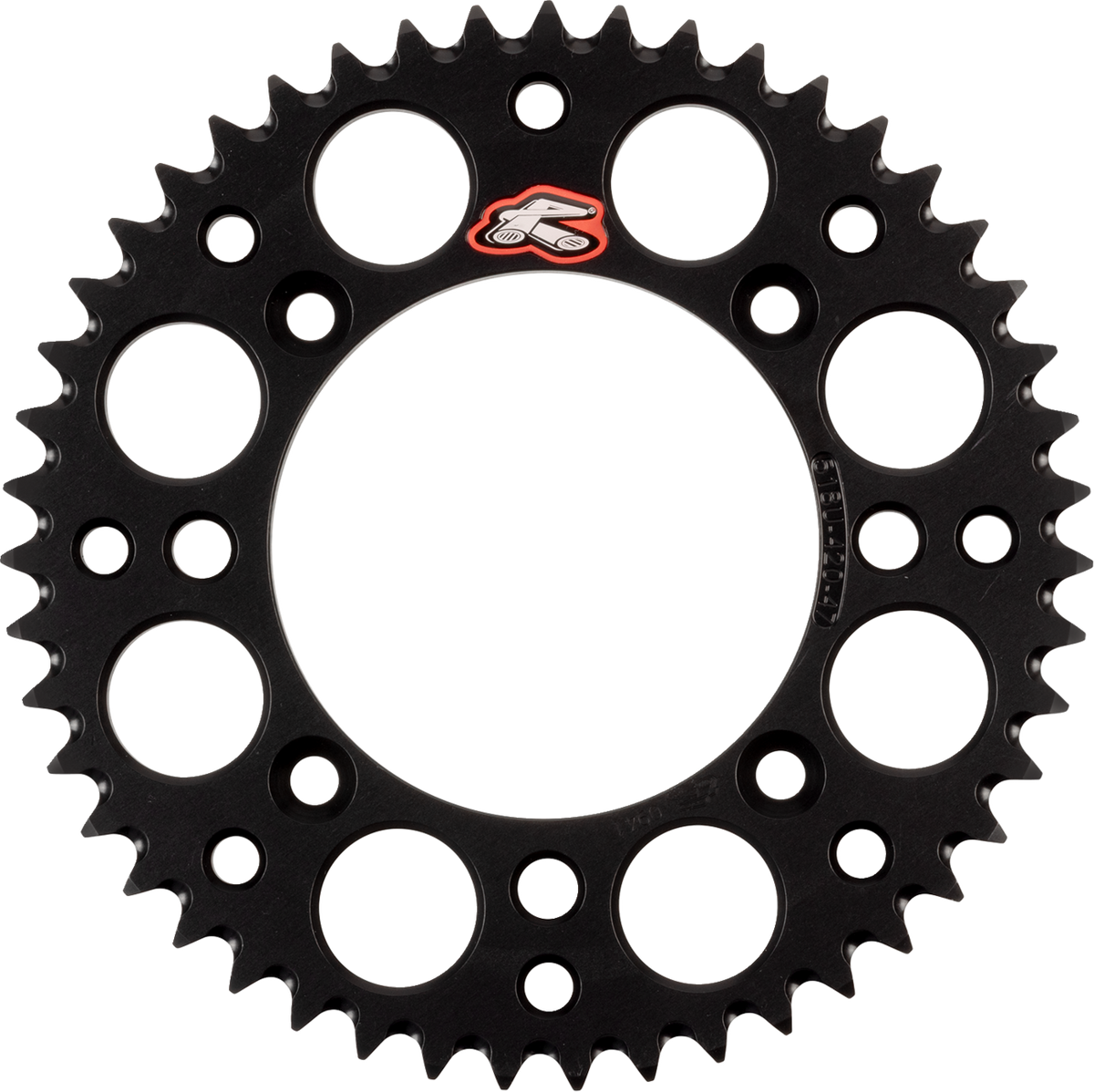 Renthal Rear Sprocket - Aluminum - 47 Tooth - Black - Gas Gas/Husqvarna/KTM