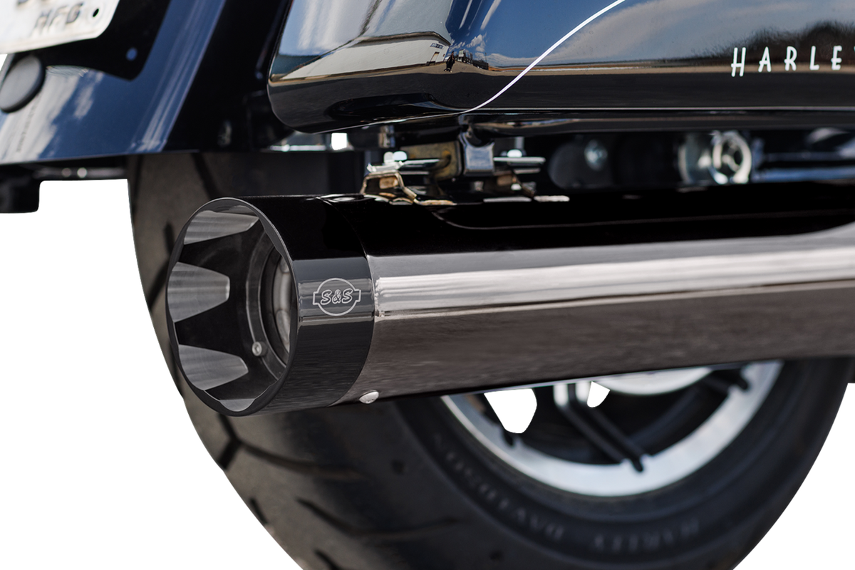 S&S Cycle 2-Into-1 Sidewinder® Exhaust System - Lava Chrome - 50-State - M8