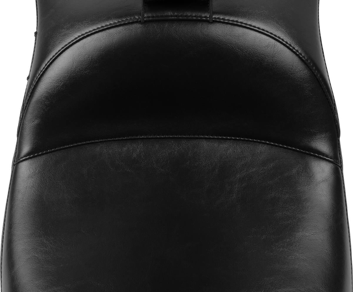 Le Pera Maverick Daddy Long Legs Seat - With Backrest - Smooth - FLH/FLT '23-'25