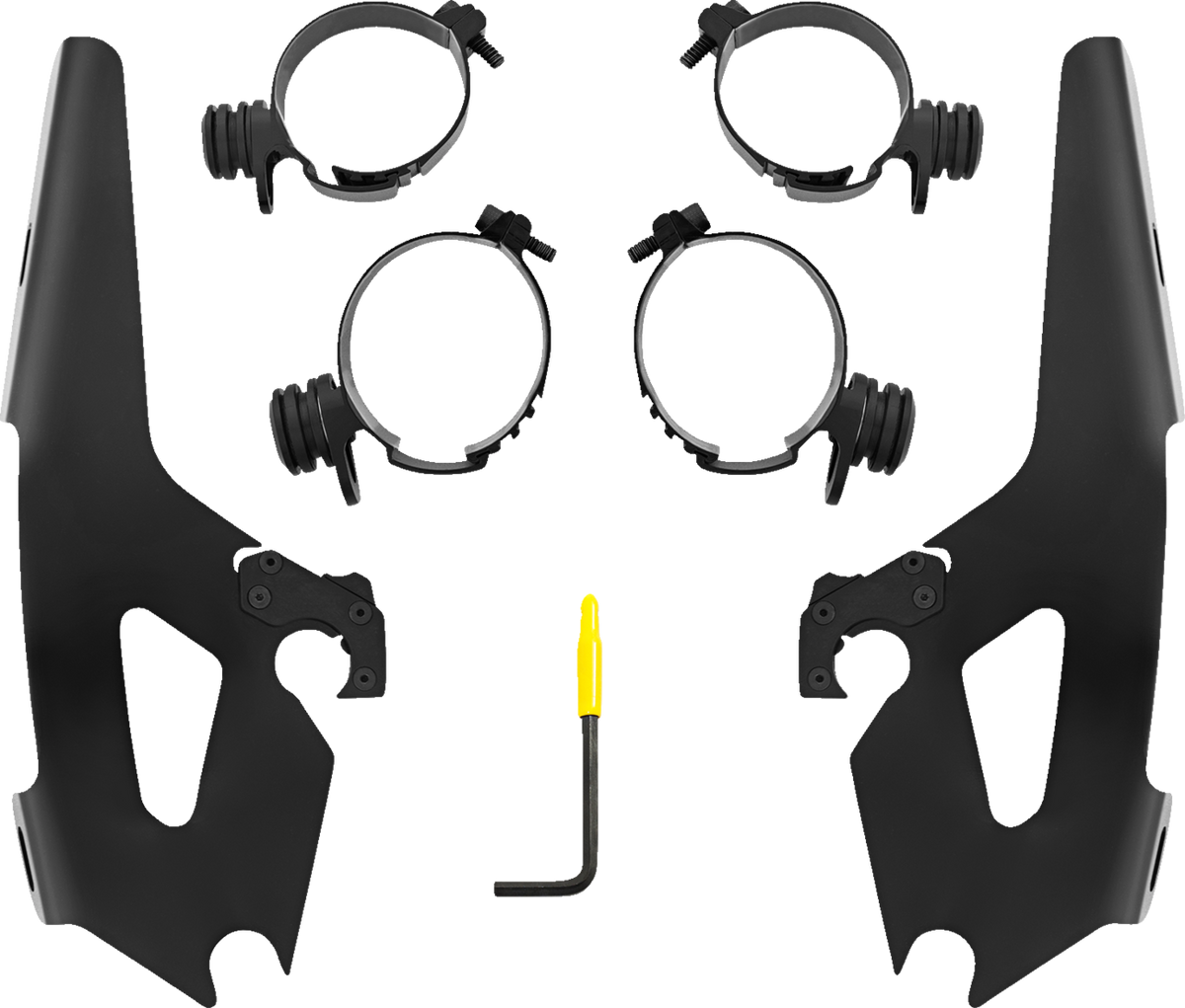 Memphis Shades Fats/Slim Trigger-Lock Mounting Kit - Black - Low Rider S
