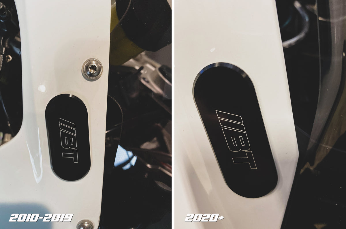 BT Moto (10-26) BMW S1000RR Race Mirror Block-Off Plates