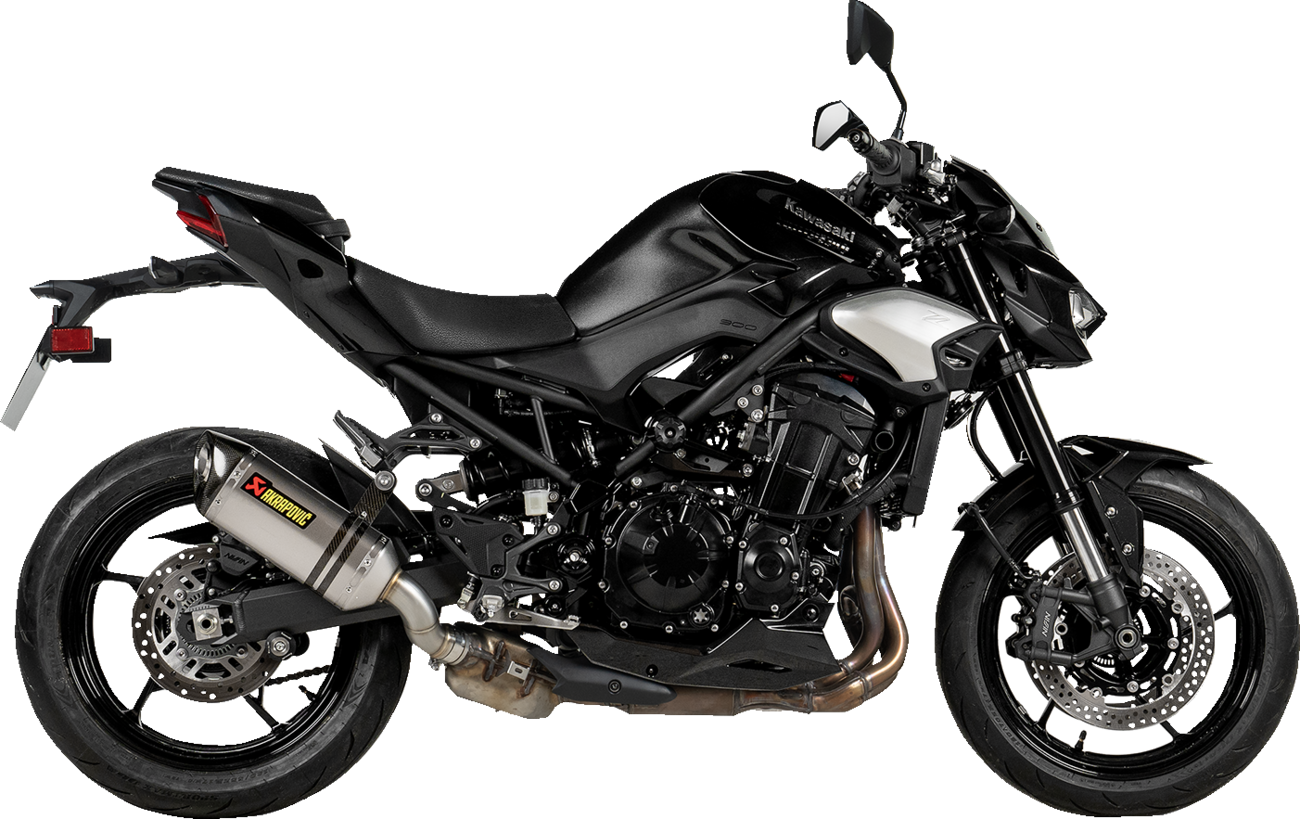 Akrapovic Slip-On Line Muffler - Titanium - ECE - Kawasaki Z900