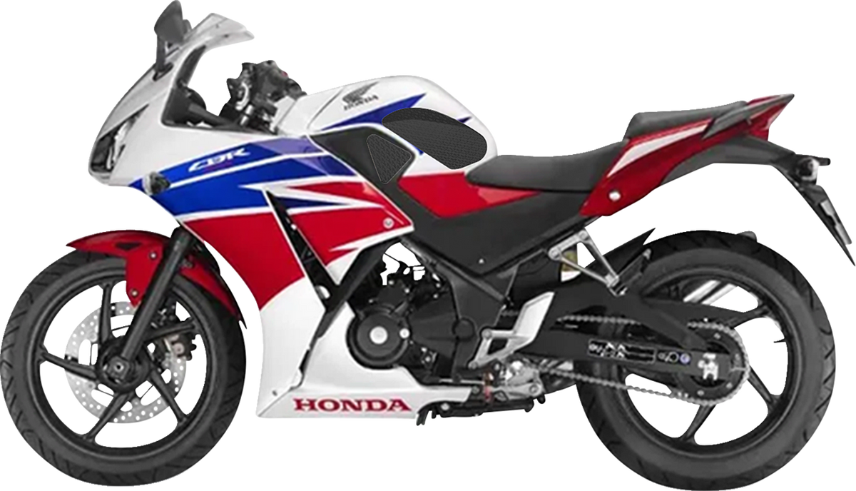 StompGrip Tank Grips - Icon - Black - Honda - CBR '15-'22