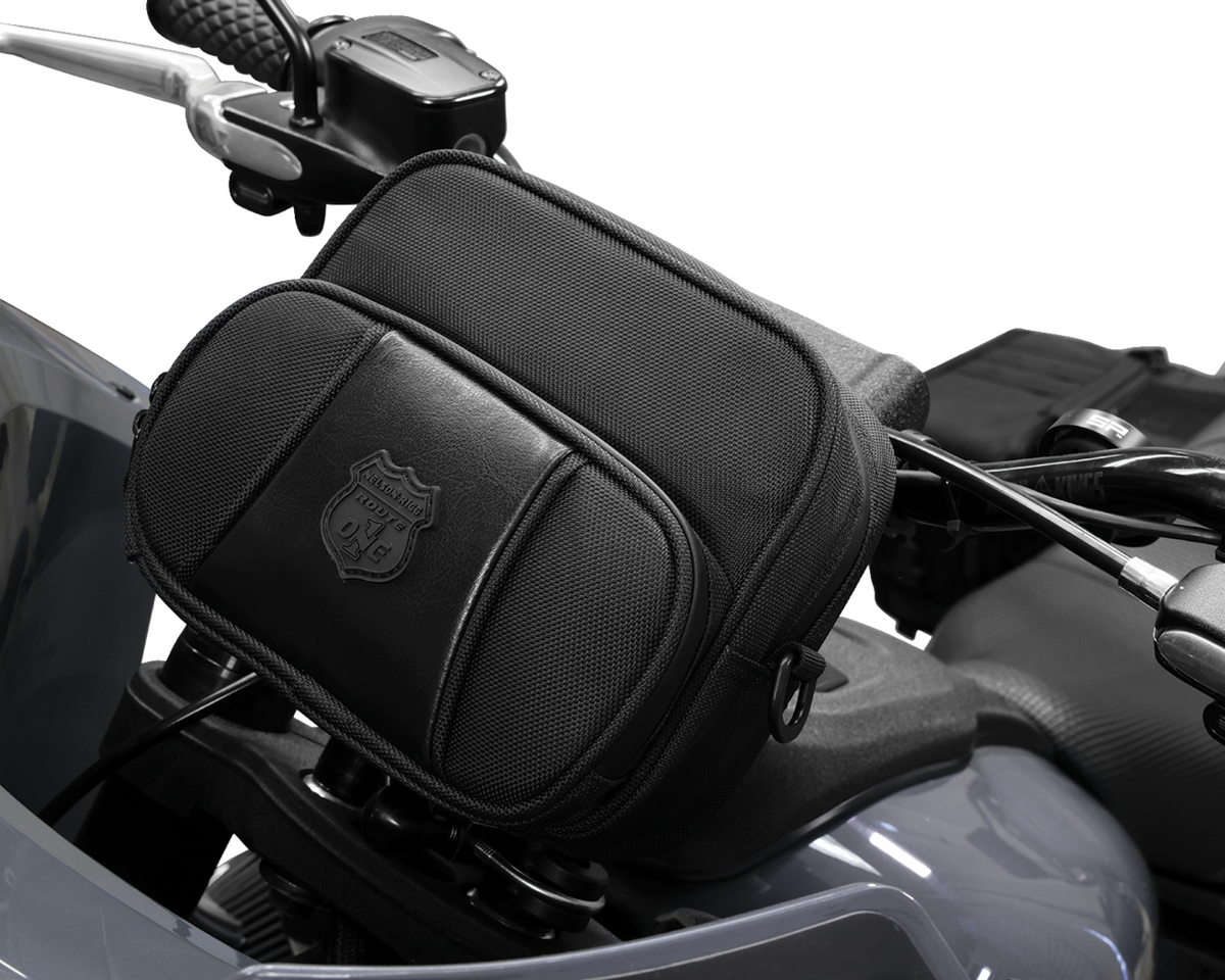 Nelson RIGG Route 1 Highway Handlebar Bag - Black