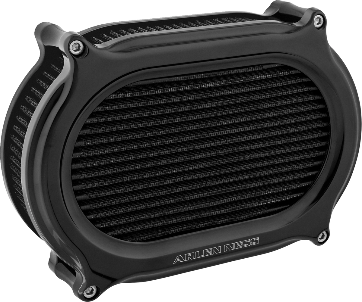 Arlen NESS Stage 2 Oval Air Cleaner Kit - All Black