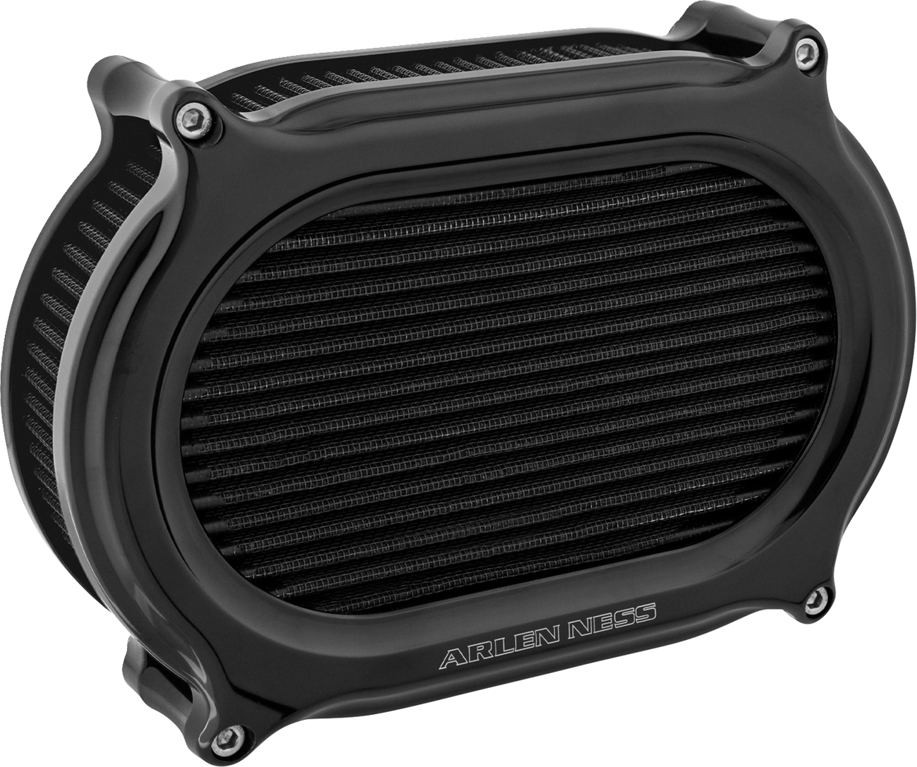 Arlen NESS Stage 2 Oval Air Cleaner Kit - All Black