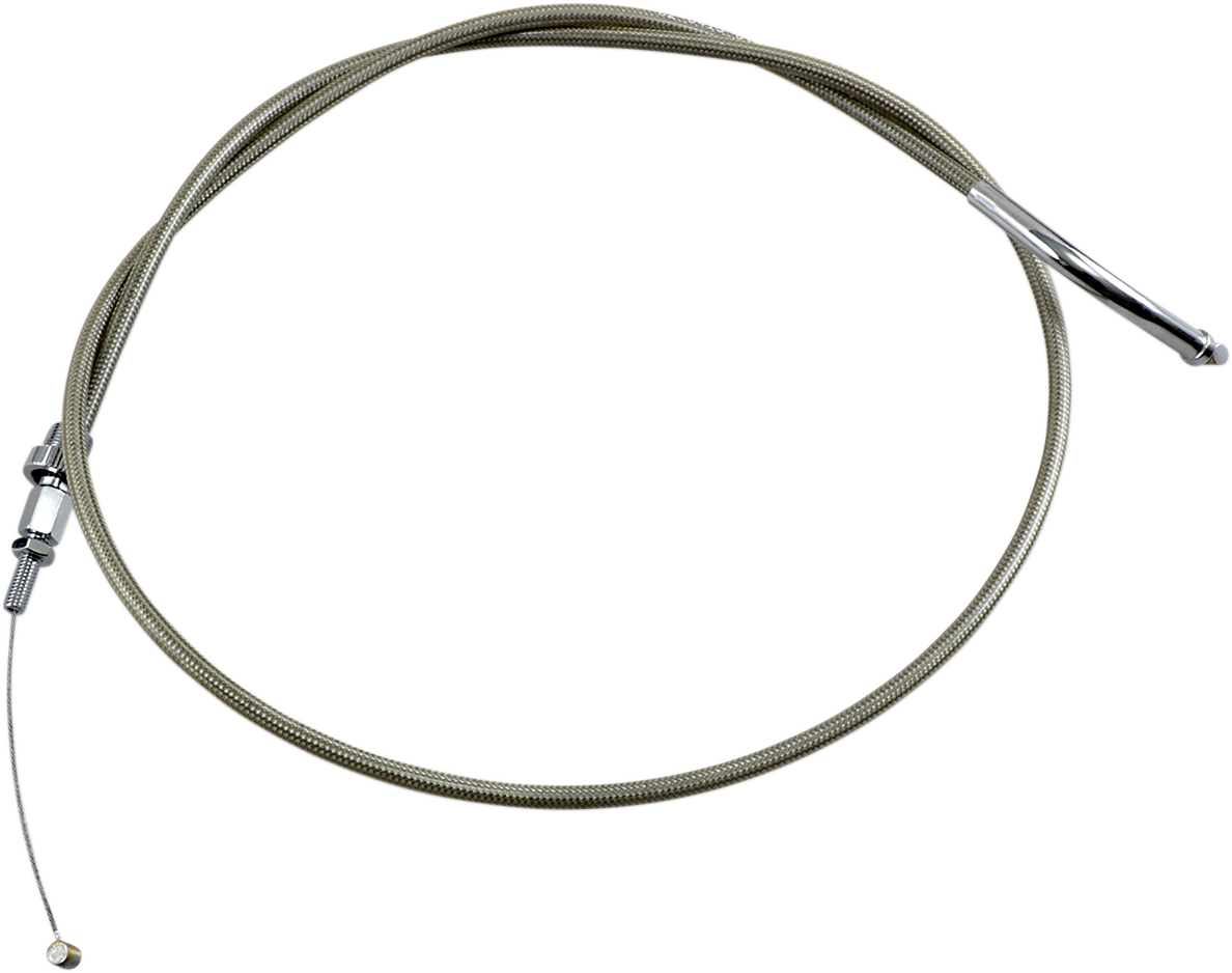 Motion Pro Armor Coat Stainless Steel Throttle/Idle Cable For Cruisers - Push - VTX1800