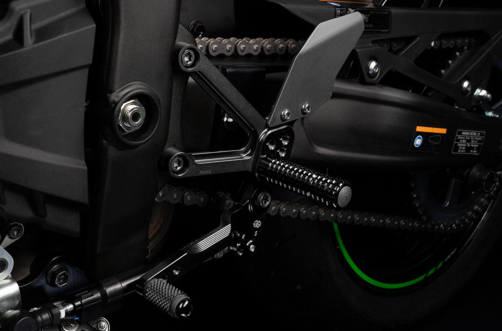 Gilles Tooling Footrest System FXR Black
