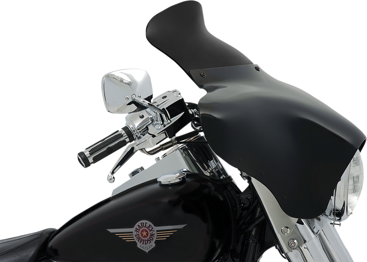 Memphis Shades Batwing Spoiler Shield - 9" - Dark Black Smoke