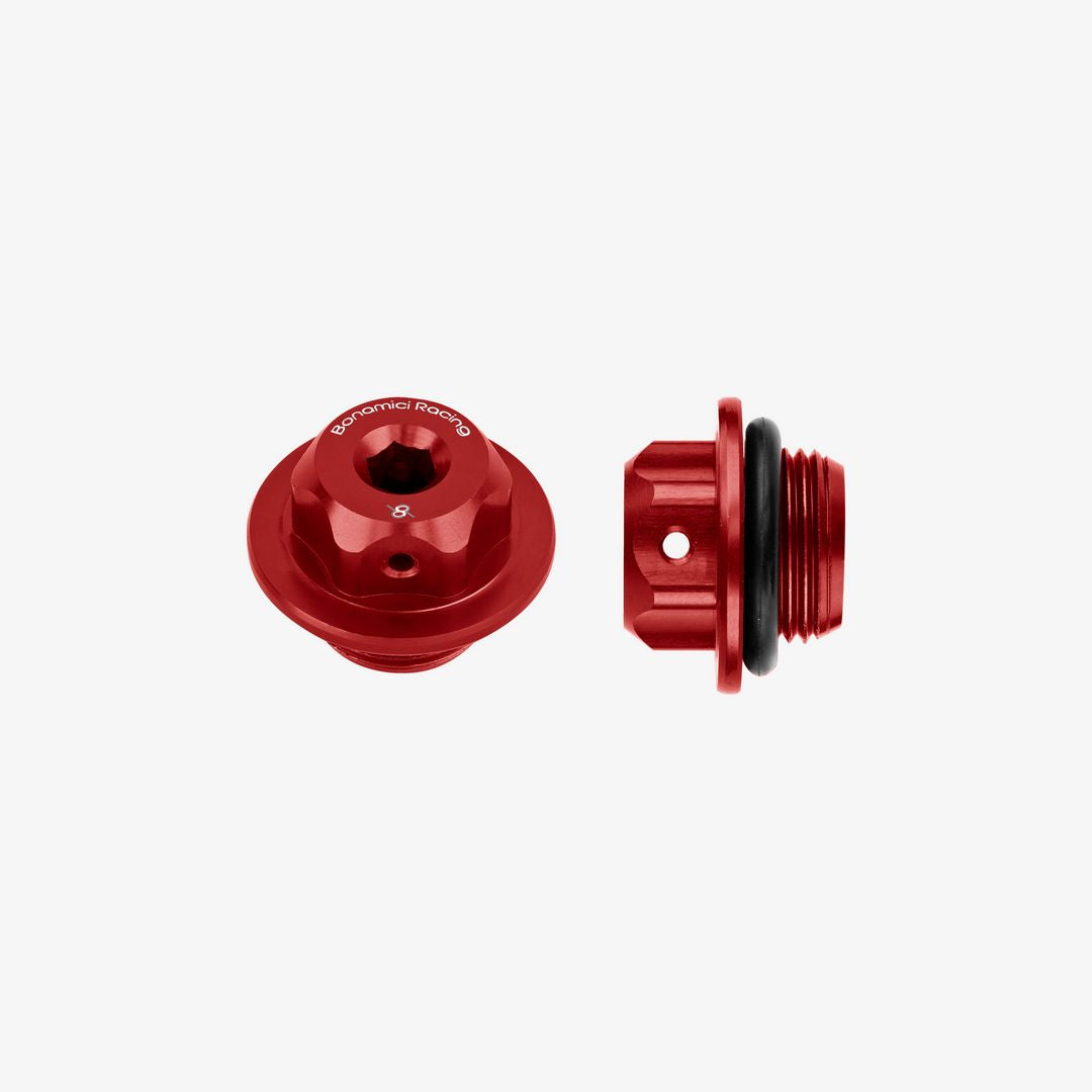 Bonamici Racing Oil Cap - M20x1,5 - Red