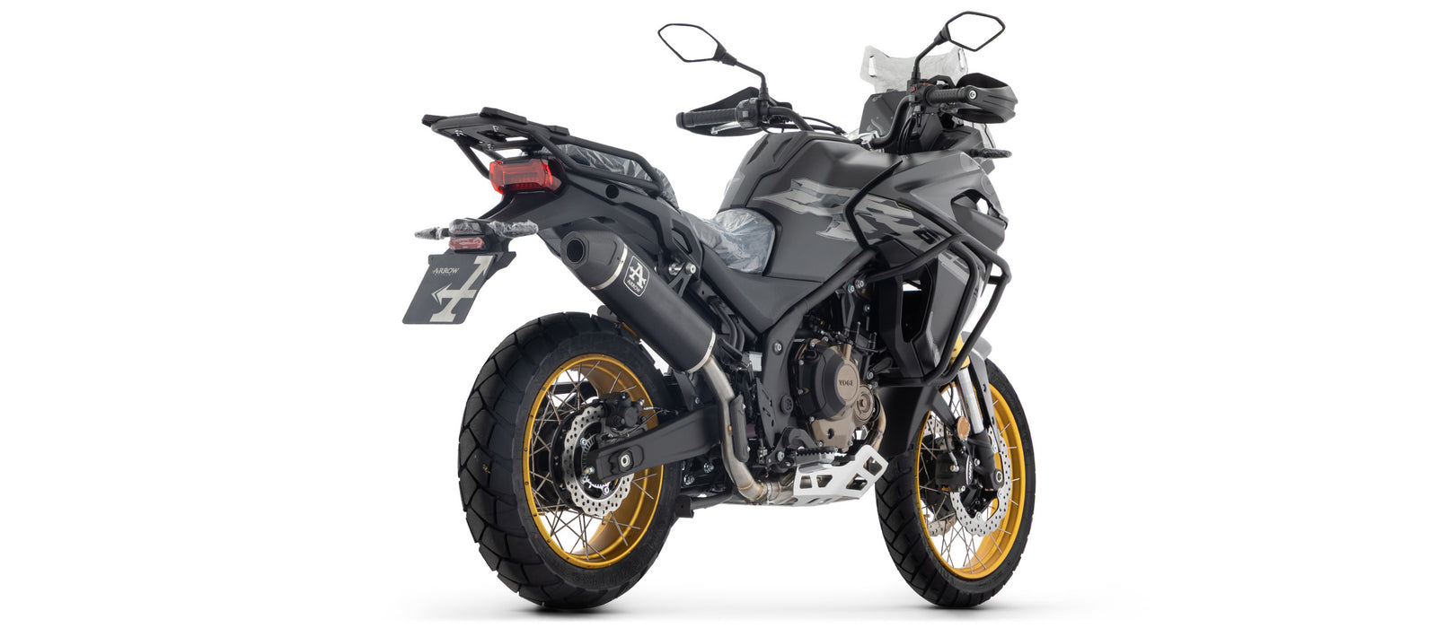 Indy Race Aluminium Dark" Slip On With Carbon End Cap"