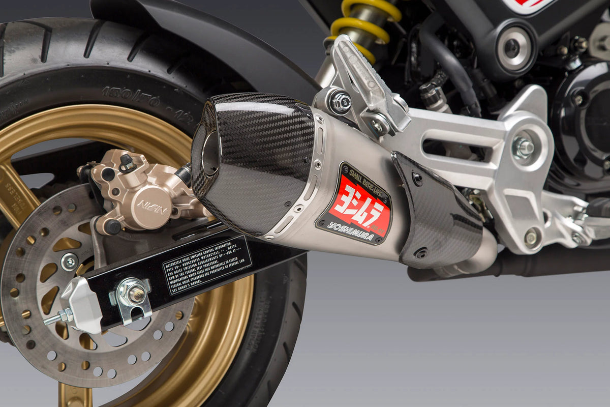 Yoshimura GROM 2022-26 RS-9T Stainless Slip-On Exhaust, W/ Stainless Muffler