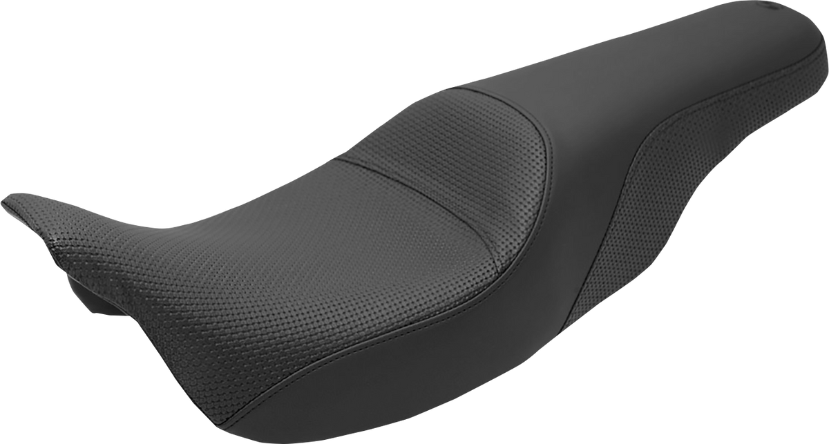 Saddlemen Profiler™ Basketweave Seat - Black - FLH/FLT '08-'20