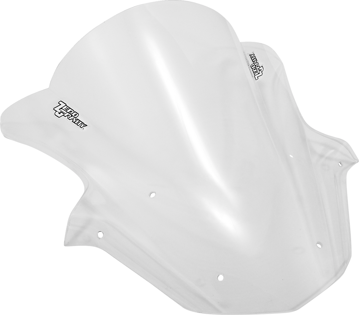 Zero Gravity Double Bubble Windscreen - Clear - ZX10