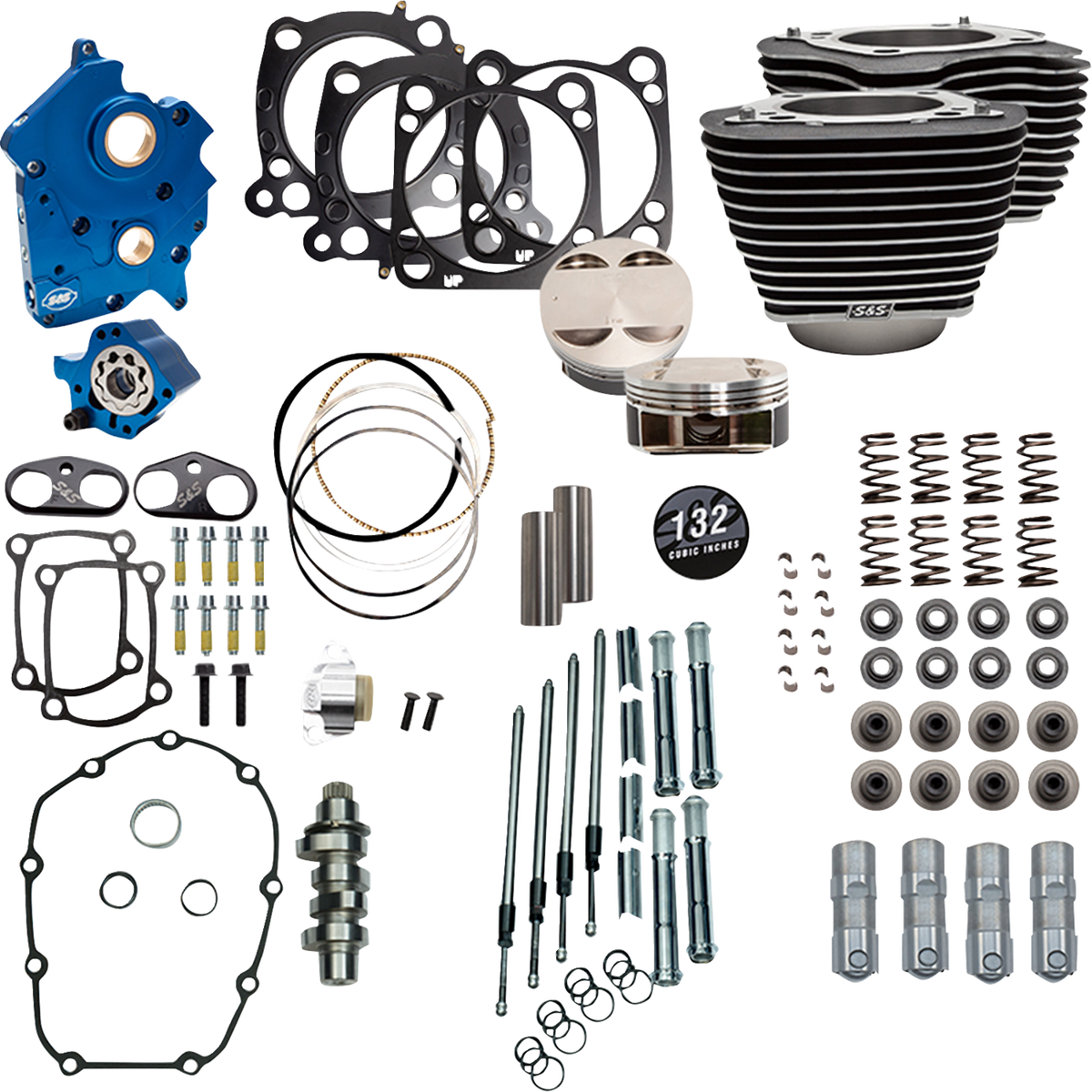 S&S Cycle 132" Power Package For M8