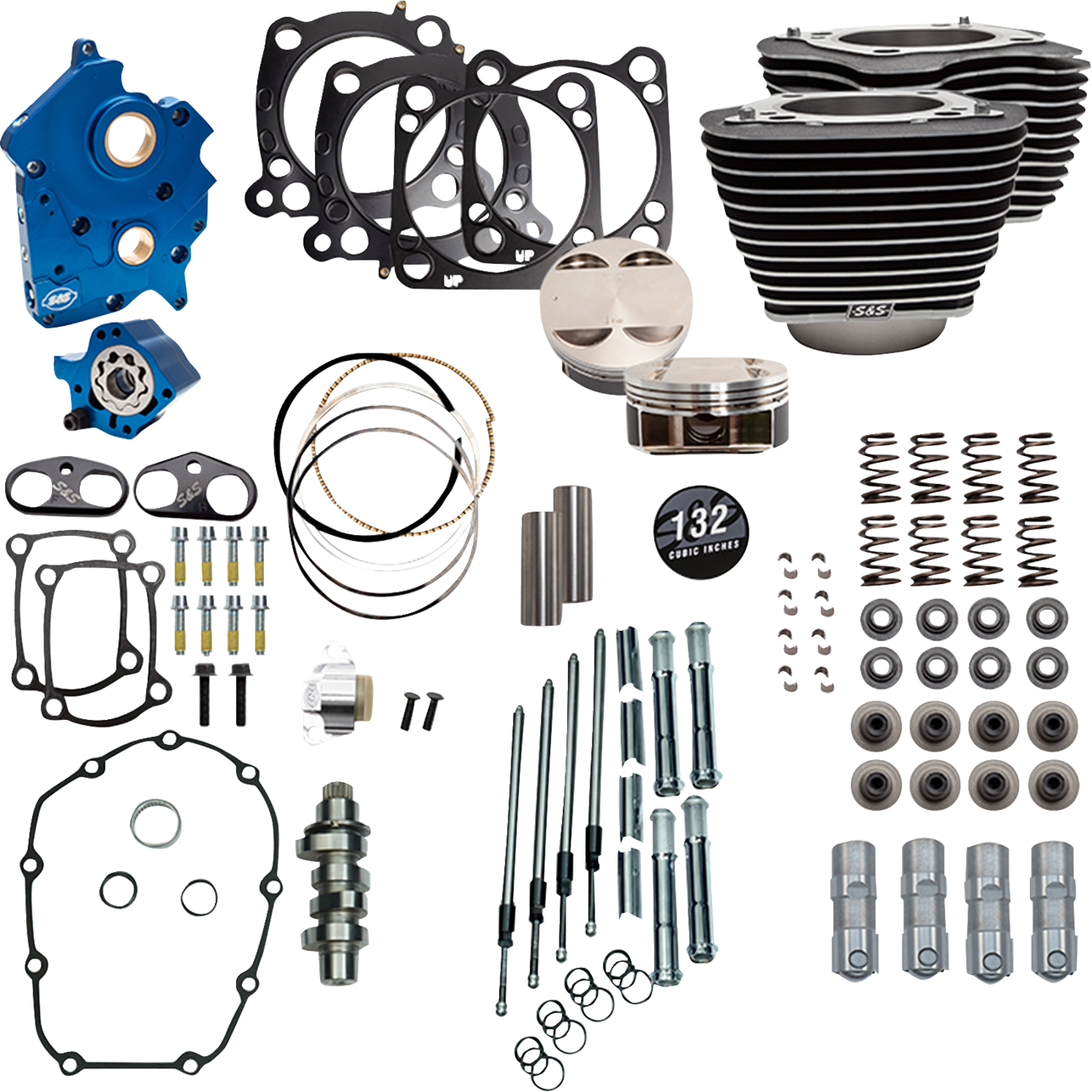 S&S Cycle 132" Power Package For M8