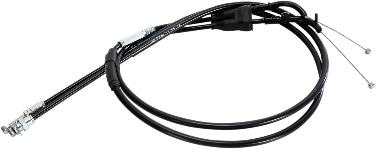 Motion Pro Black Vinyl Throttle Cable - Push/Pull - '06-'13 Yamaha WR/YZ
