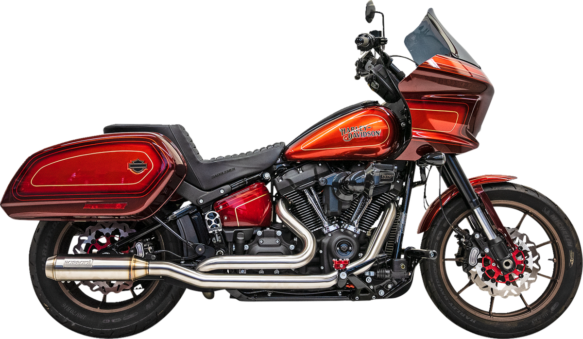 Bassani Xhaust True Dual Performance Exhaust System With 4" Muffler - Stainless Steel