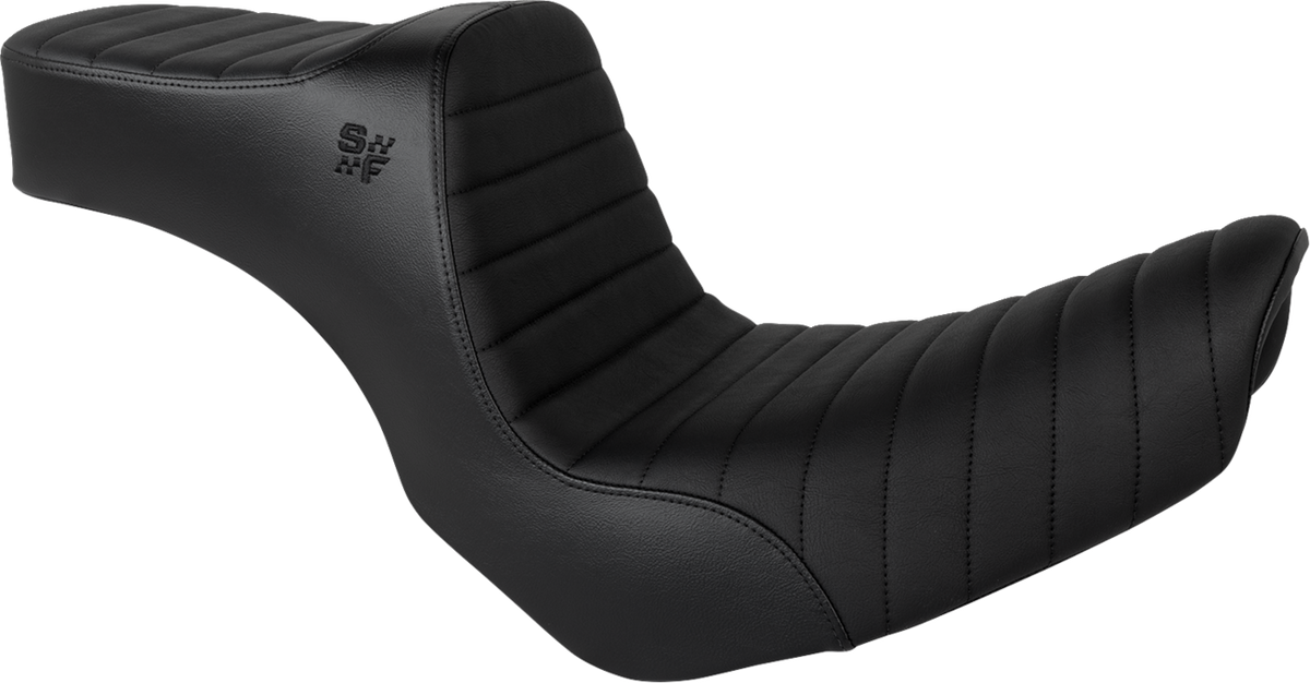 Slyfox Chariot Seat - Black Classic Stitch - Black Logo - FLSB '18-'21/FXLR '18-'26