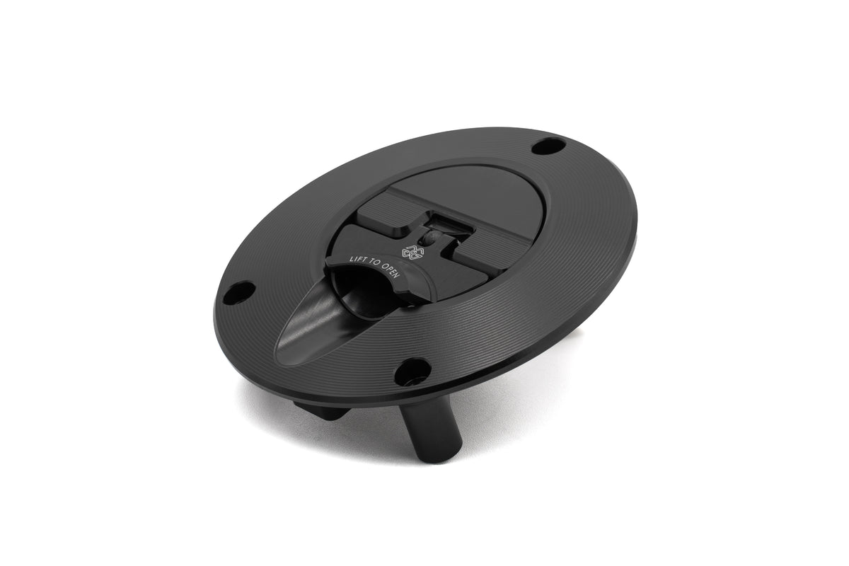 Gilles Tooling FCAP2 – Quick-Release Fuel Cap, Black