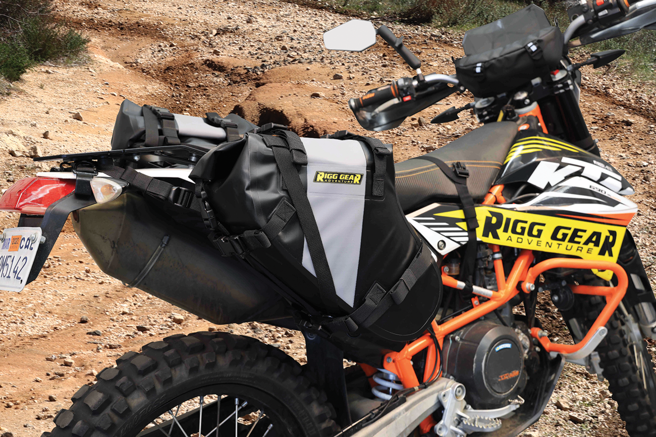 Nelson RIGG Hurricane Dual Sport Saddlebags - Black/Gray