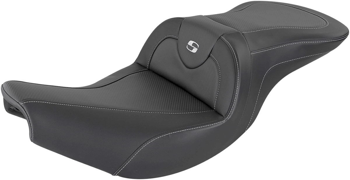 Saddlemen Roadsofa™ Carbon Fiber Seat - Without Backrest - Black - Indian '14-'24