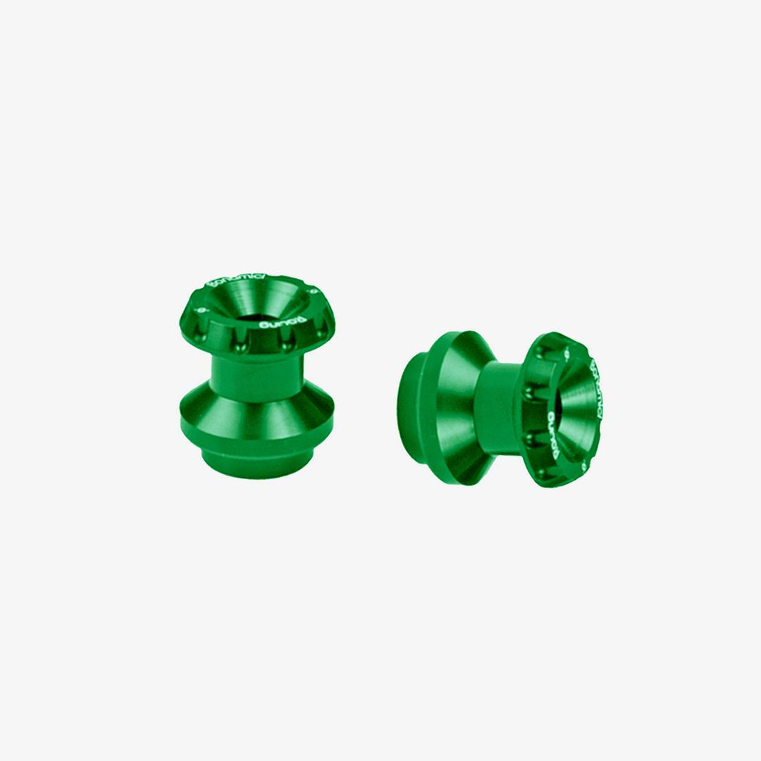 Bonamici Racing Swingarm Spools - Classic - Ø 6mm - Green