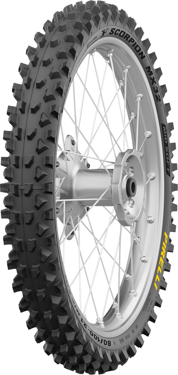 Pirelli Tire - Scorpion™ MX32 Mid Soft - Front - 80/100-21 - 51M