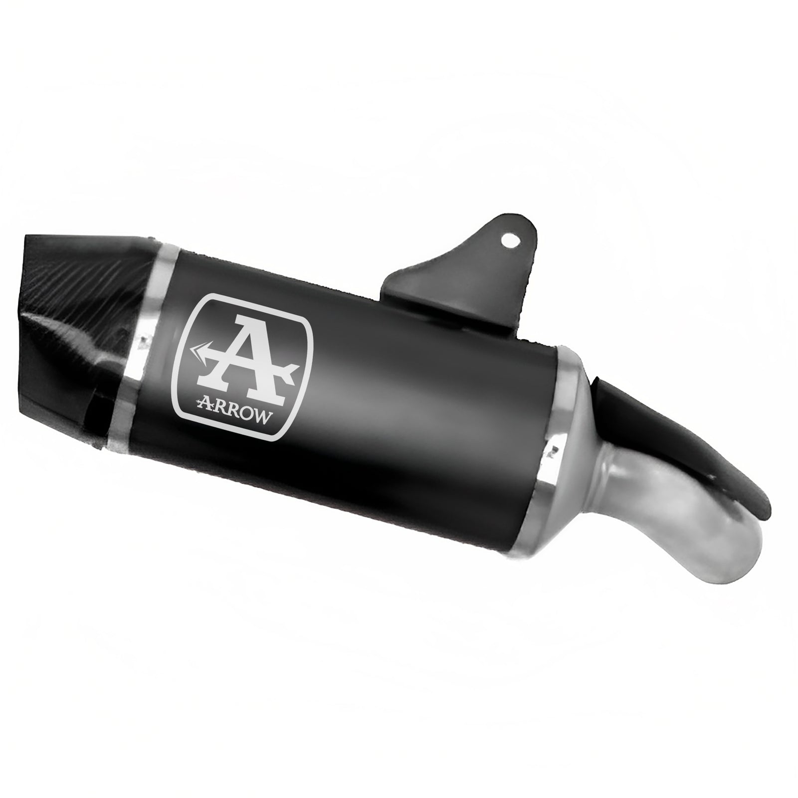 Arrow 71953AKN Indy-Race Aluminium Dark Slip On With Carbon End Cap