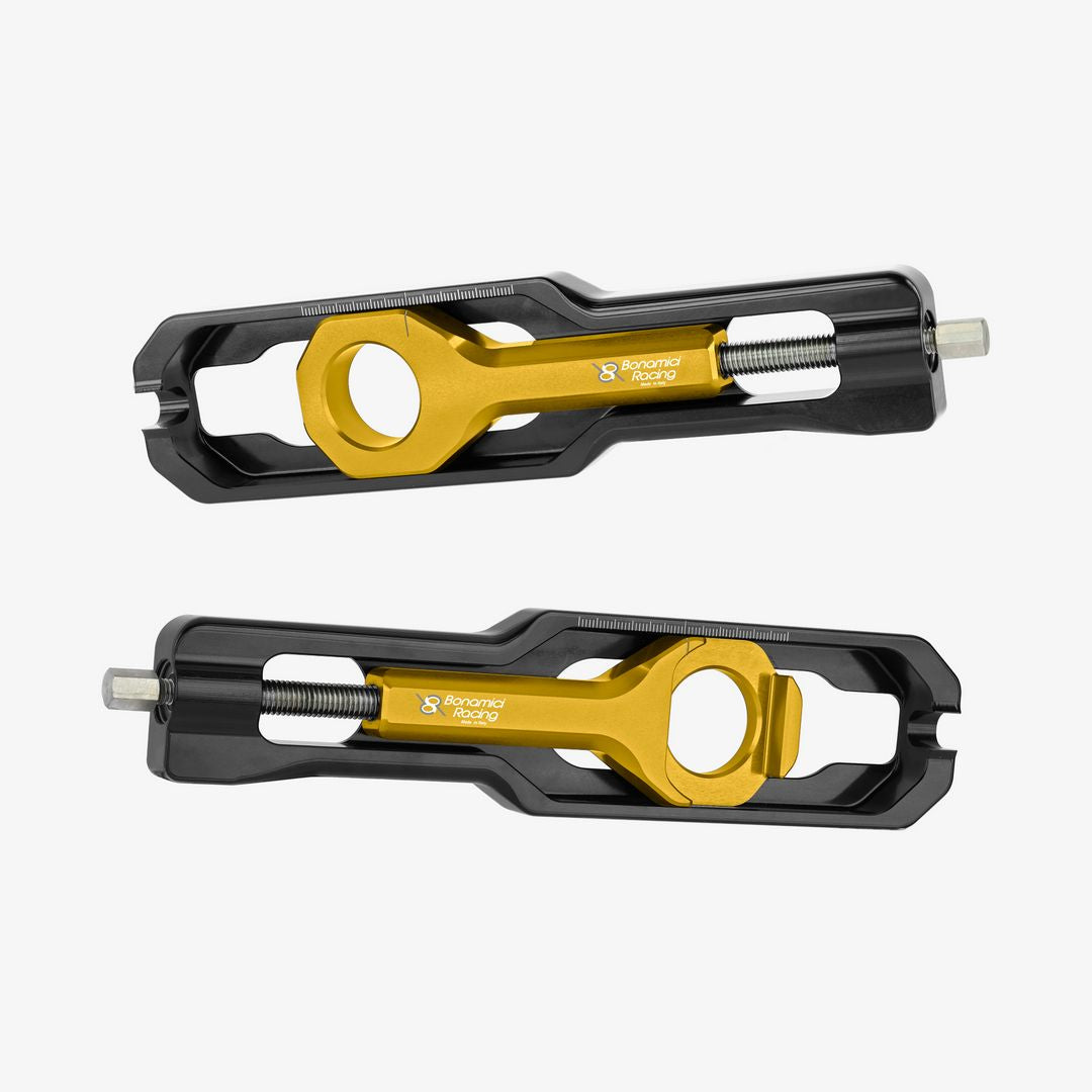 Bonamici Racing Chain Adjuster - Aprilia RSV4 - GOLD