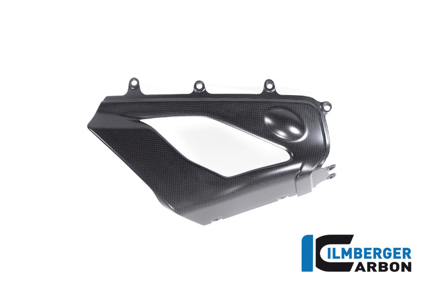 Ilmberger Carbon Exhaust Cover On The Right Belly Pan Ducati Panigale V4 S From 2022 - Matte / Plain