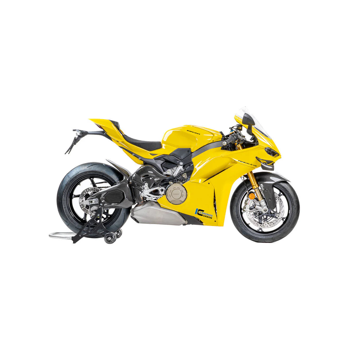 Ilmberger Carbon Fiber Swingarm Cover Set For Ducati Panigale V4 V4S Tricolore