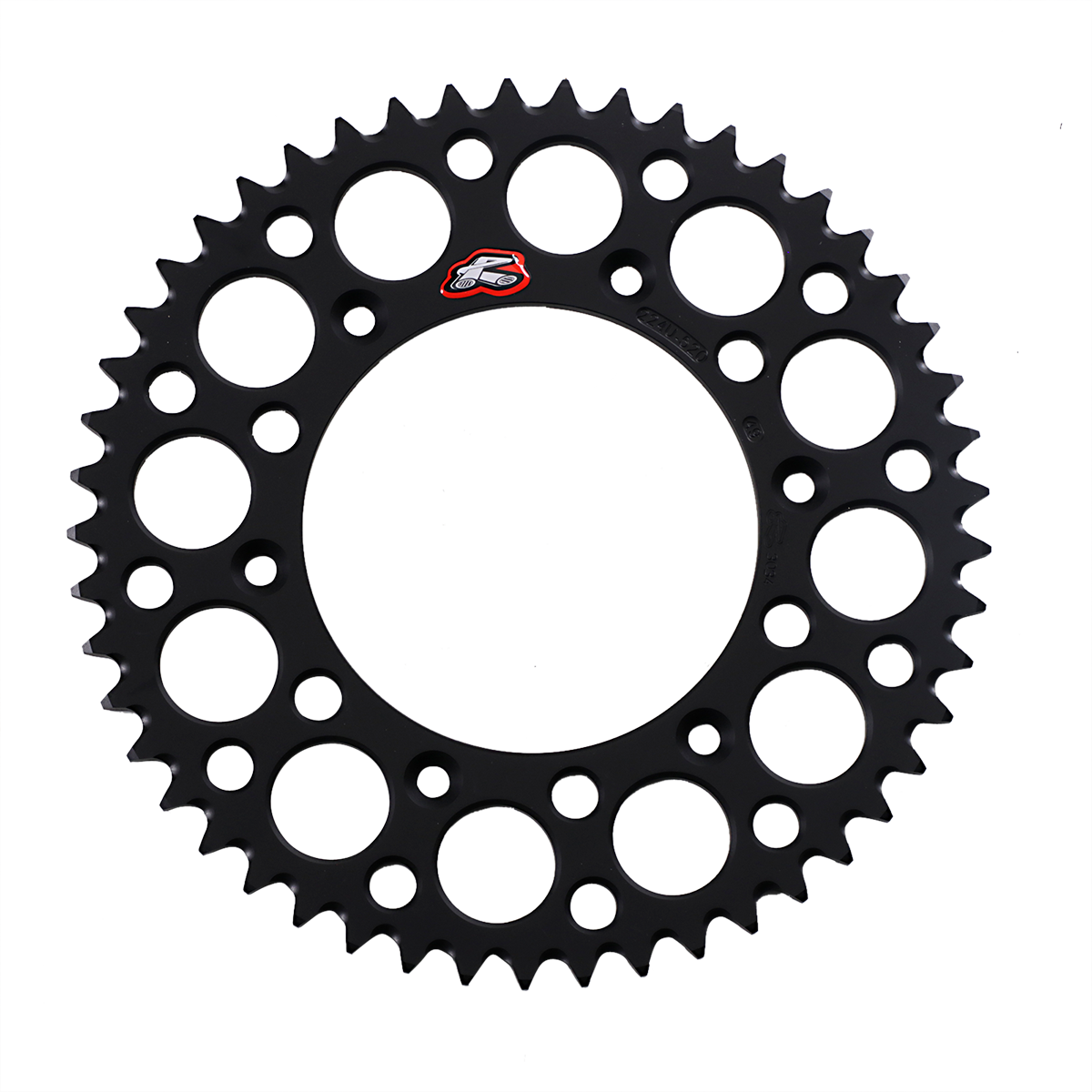 Renthal Rear Sprocket - Aluminum - 49 Tooth - Black