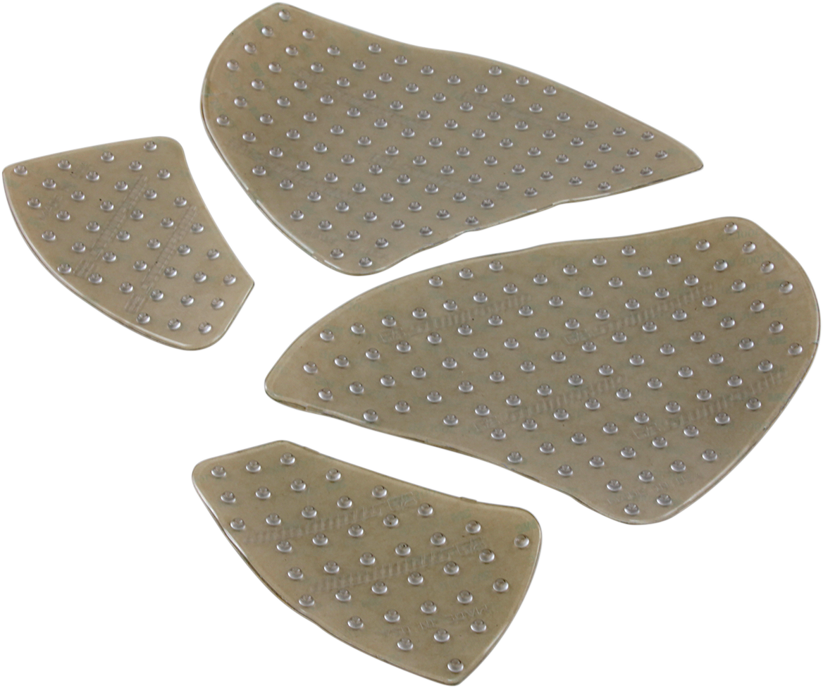 StompGrip Tank Grips - Volcano - Clear - Ducati - Panigale/Streetfighter '18-'22