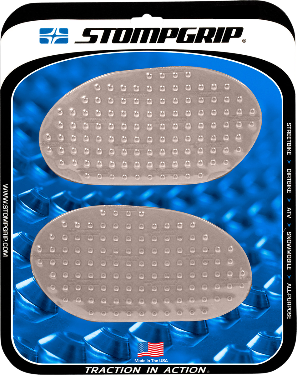 StompGrip Tank Grips - Volcano - Small - Clear - Universal