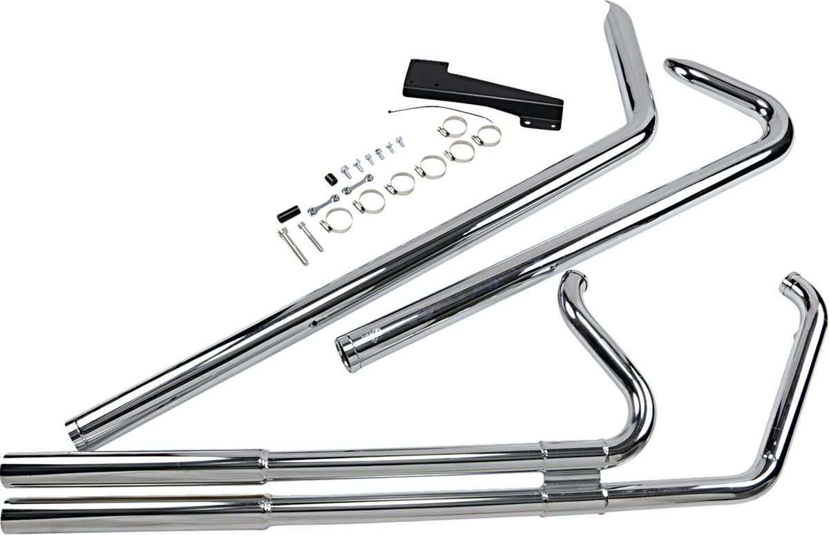 Vance & Hines Big Shots Exhaust System - Long - Chrome - Softail