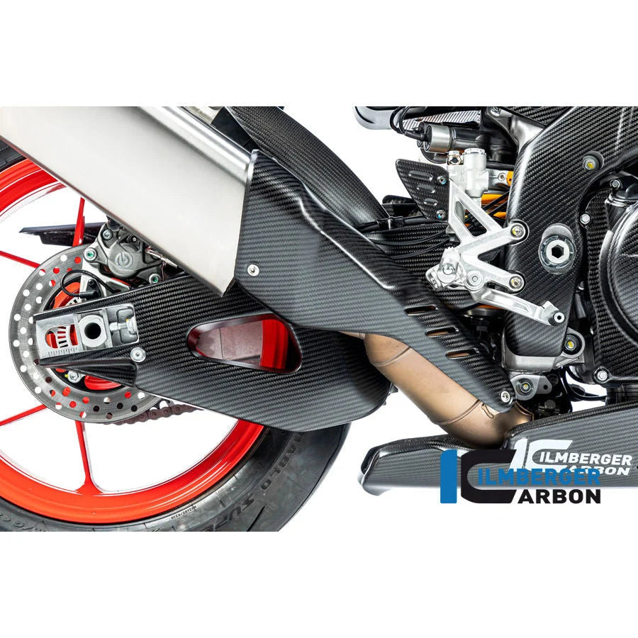 Ilmberger Carbon Fiber Swingarm Cover Set For Aprilia Tuono V4 1100 Factory