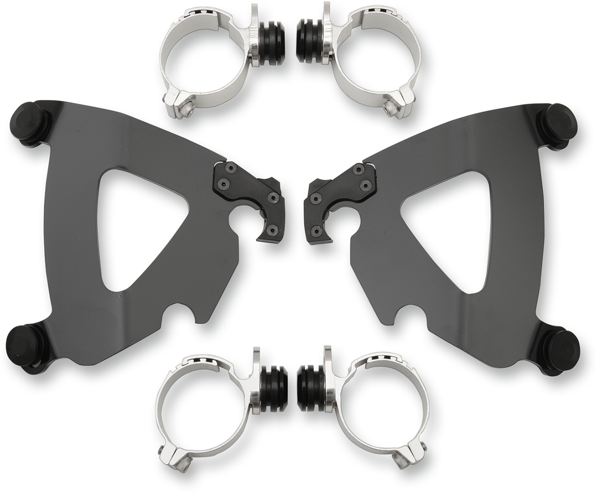 Memphis Shades Road Warrior Mounting Kit - Black - FXD