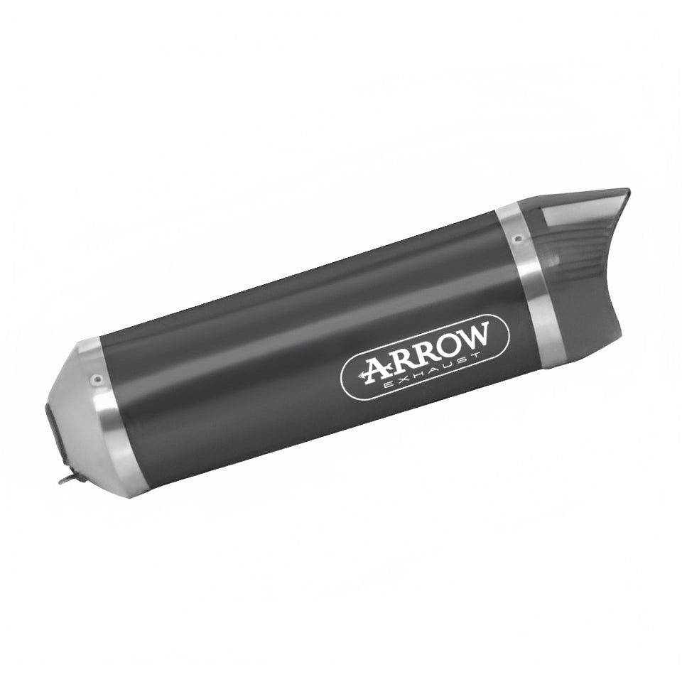 51516AKN Thunder Aluminium Dark Slip On With Carbon End Cap