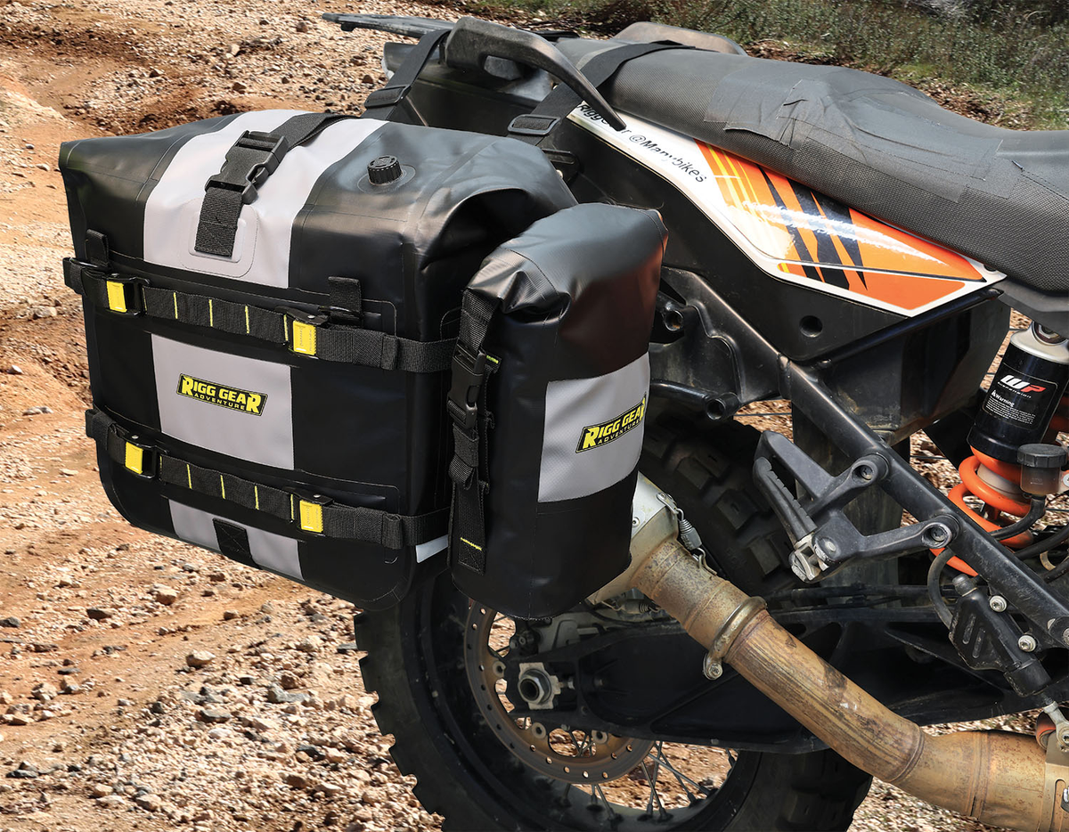 Nelson RIGG Hurricane RiggPak Crash Bar/Tail Bag - Black/Gray