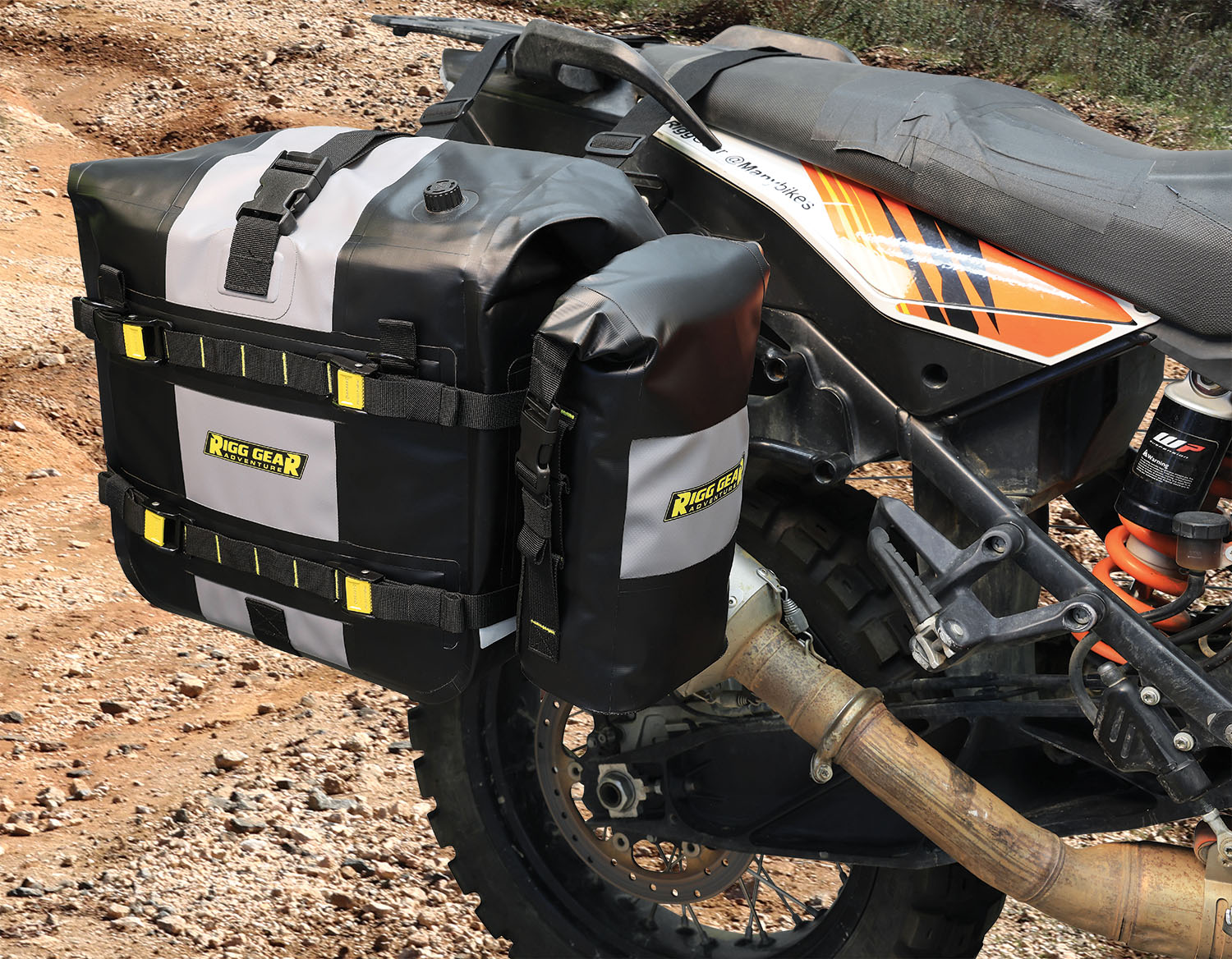 Nelson RIGG Hurricane RiggPak Crash Bar/Tail Bag - Black/Gray