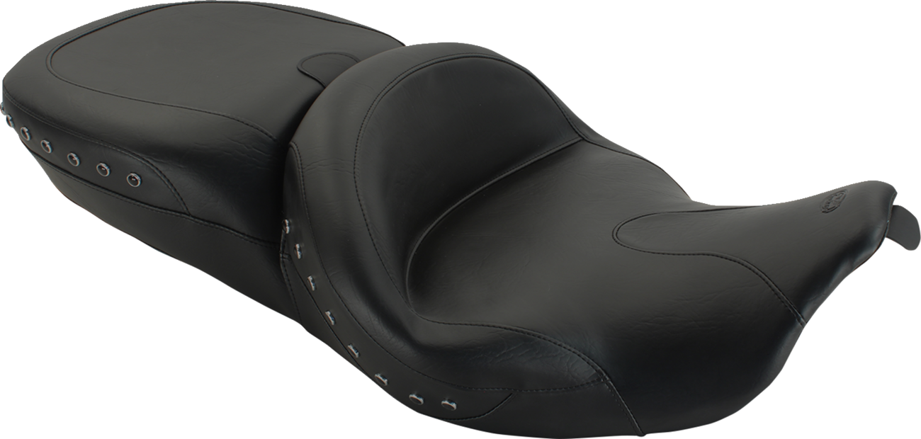 Mustang Summit Studded Black Seat - Backrest Receptacle - FL '08-'25