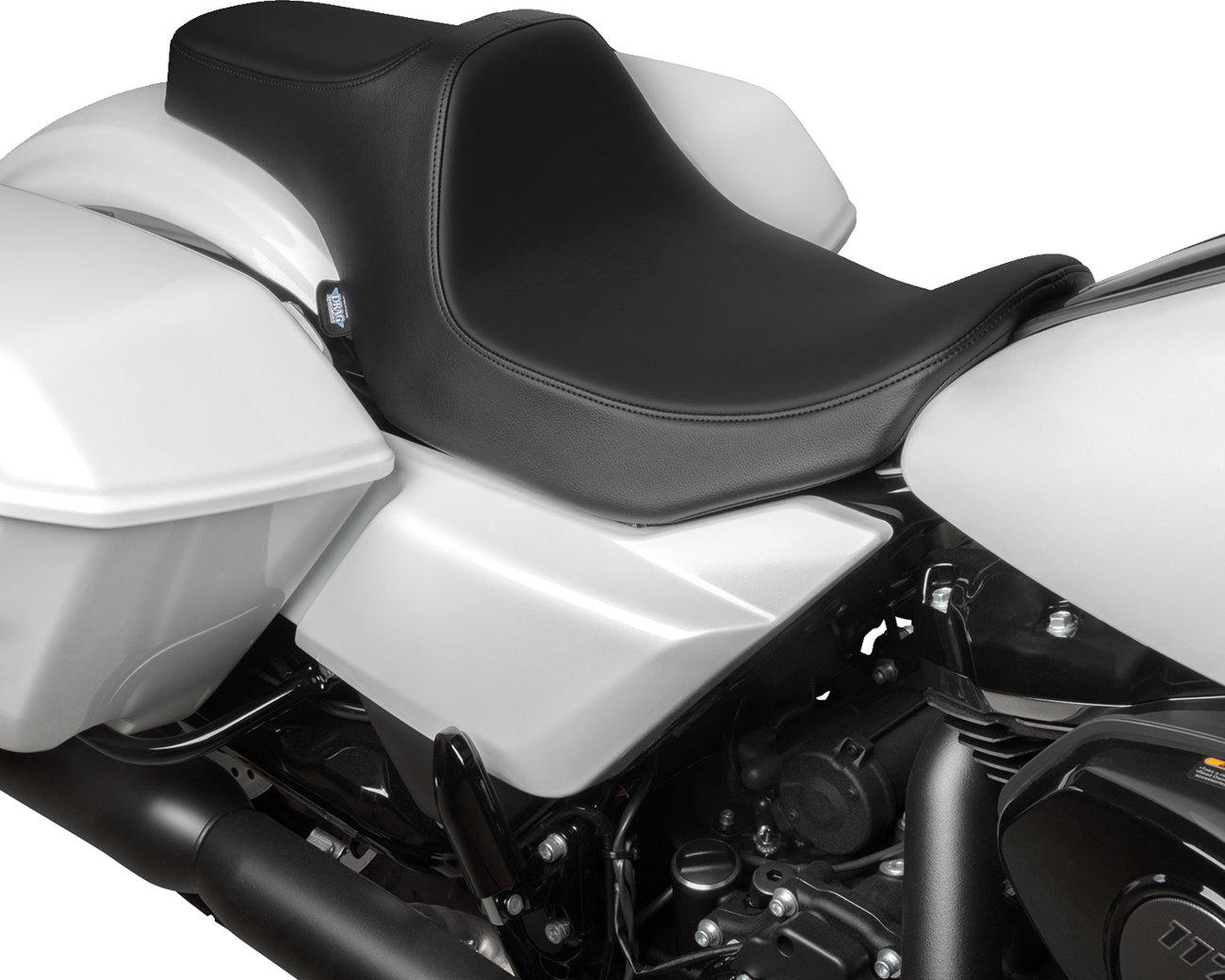 Drag Specialties Seats Predator III Seat - Smooth - Black Solar Leather - FLT/FLH '23-'24